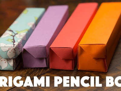 Origami Pencil Box Tutorial