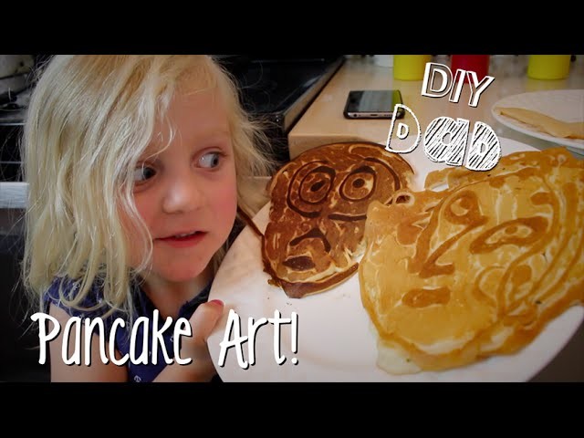 PANCAKE ART FUN! | DIY Dad: epoddle