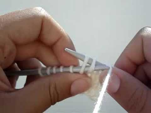 "Portuguese Knitting" lesson - slip slip knit