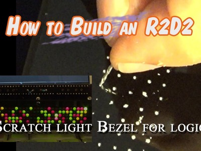 R2-D2 DIY Teeces Black Logic Display Bezel