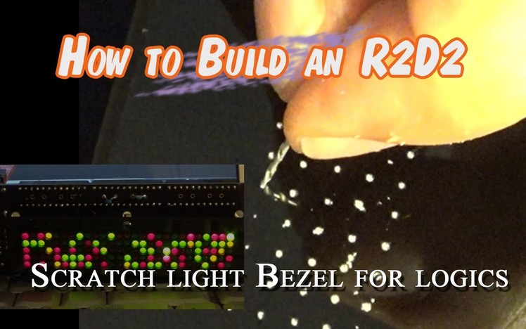 R2-D2 DIY Teeces Black Logic Display Bezel