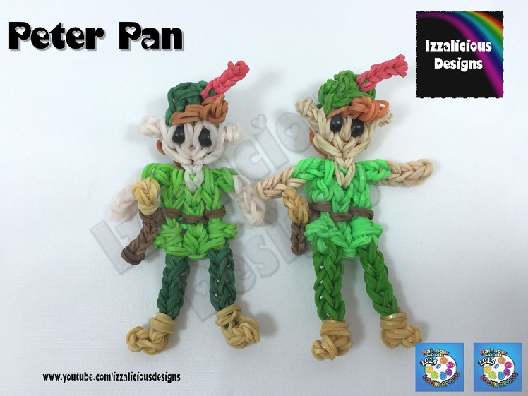 Rainbow Loom Peter Pan Action Figure Doll Charm