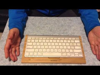 Wood Craft Mini Palm Rest for Apple Wireless Keyboard