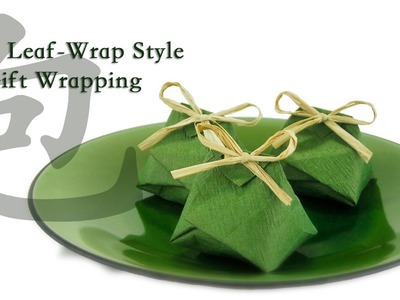 Asian Leaf-Style For Party Favor Gift Wrapping