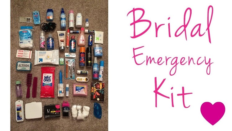 Bridal Emergency Kit :: Travel Toiletry Kit :: DIY Kit