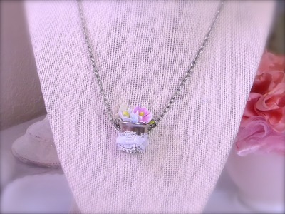 Cheap and Chic: Sweet Thimble Flower Pot Necklace