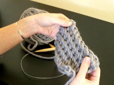 CUMULUS CAP #2 - Binding off in my Brioche Variation Stitch & Picking Up Cap Stitches