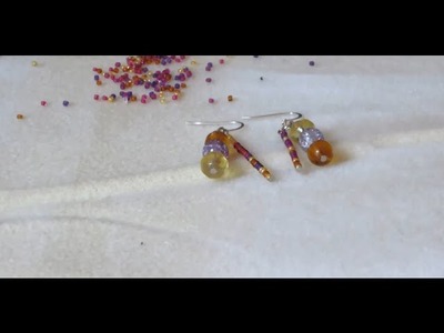 DIY Beaded Earrings (Jewelry making for the absolute beginner!)