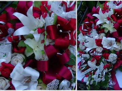 DIY Cascading Bouquet