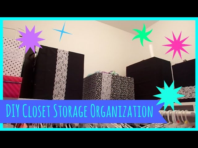 DIY Closet Storage Organization