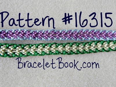 DIY Friendship Bracelet Pattern #16315 BraceletBook Beginner¦ The Corner of Craft