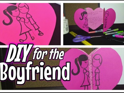 DIY: Valentine's Card For the Boyfriend.GirlFriend