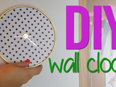DIY Wall Clock For Your Dorm!