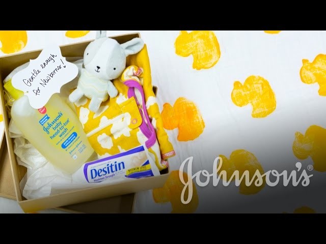 DIY Your Custom Baby Shower Blanket & Gifts Box with The Girls With Glasses | JOHNSON’S®