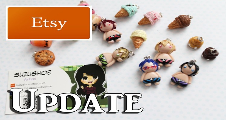 Etsy Shop Update - Polymer Clay Charms