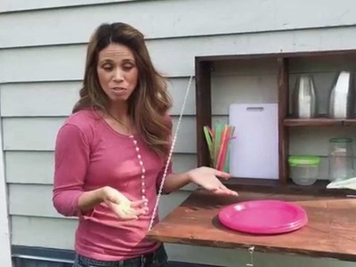 Fold Down Outdoor Serving Station Project Tutorial