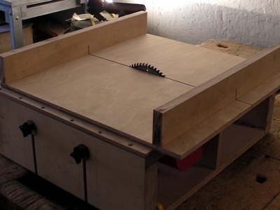 Homemade Table Saw - Part 2 - DIY Sledge, Runners & Mitre Slots