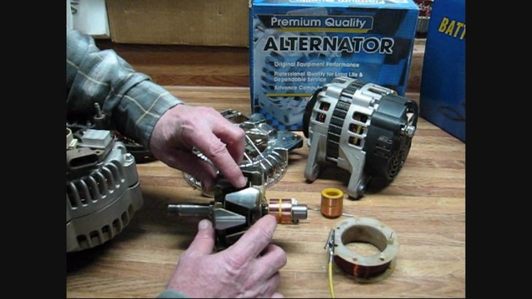 How Alternators Work Part 1, Rotors & Voltage regulators