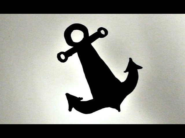 How to Draw a Cartoon Anchor