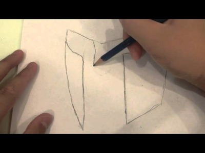 How to draw a Spartan helmet