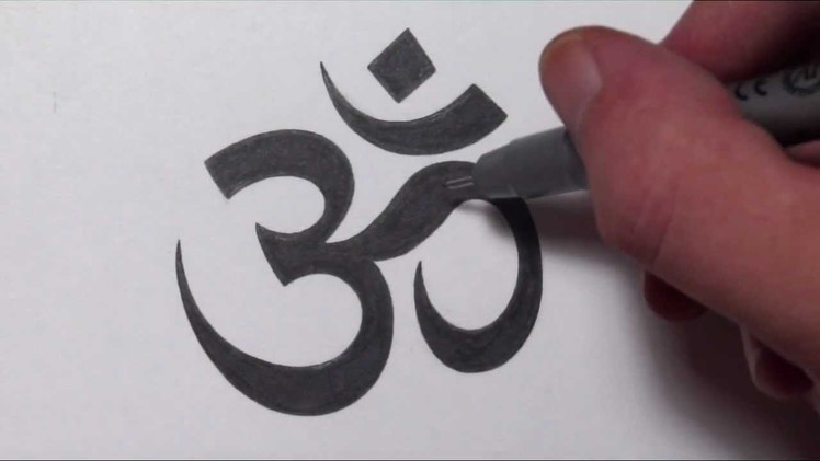 How To Draw an Om Symbol