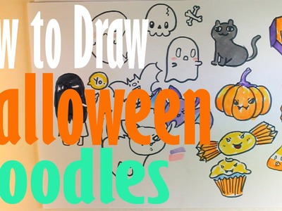 How to Draw Cute Halloween Things!