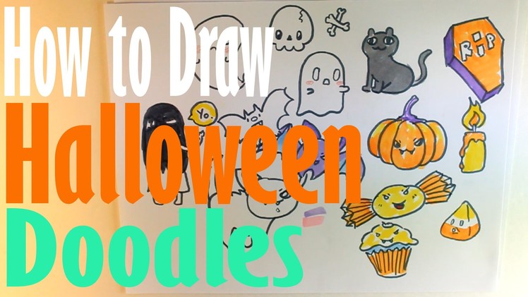 How to Draw Cute Halloween Things!