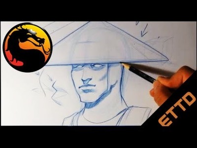 How to Draw Raiden from Mortal Kombat