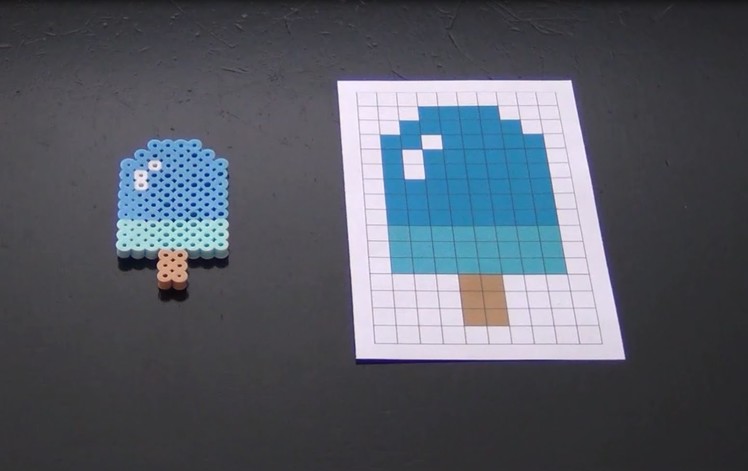 How to Make a Cute Perler Bead Popsicle