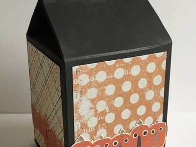 How To Make A Halloween Milk Carton Treat Box - DIY Crafts Tutorial - Guidecentral