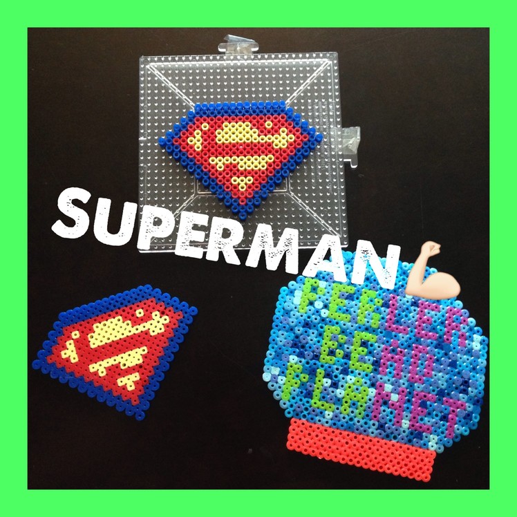 How To Make A Perler Bead Superman Logo!