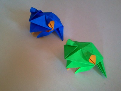 How to make Origami frog