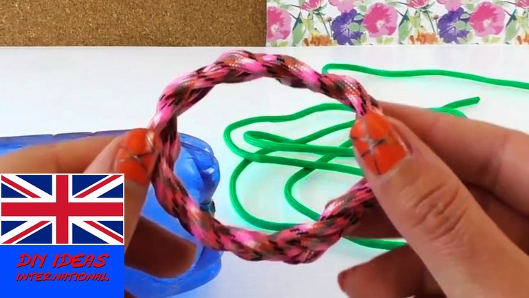 Infinity Paracord Bracelet tutorial - Englisch Do it yourself on how to make paracord bracelets