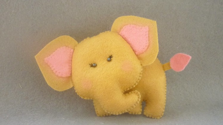 Make a Lovely Elephant Calf of Felt - DIY Crafts - Guidecentral