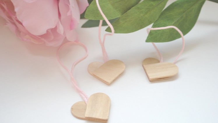 Make Cute Popsicle Stick Heart Decorations - DIY Home - Guidecentral