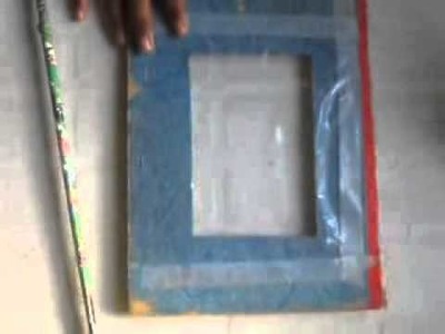 Making photo frame with paper tubes video