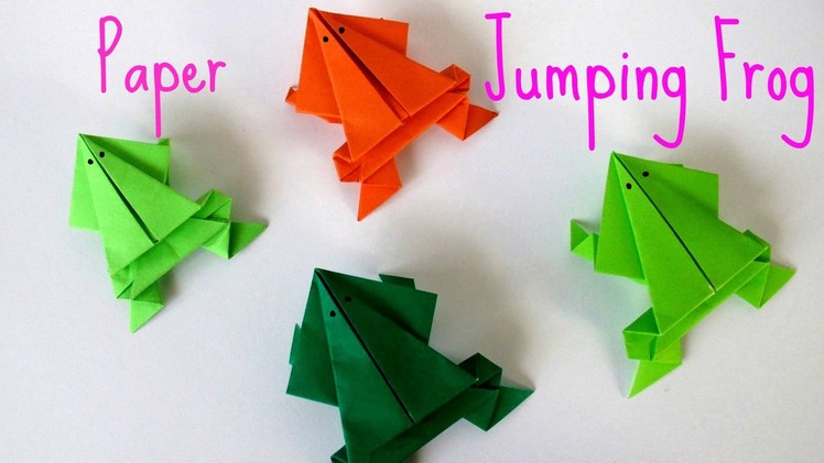 Origami Jumping Frog : : DIY PAPER CRAFTS