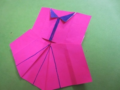 Paper craft baby frok