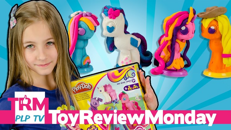 PLAY-DOH MY LITTLE PONY Make 'n Style Ponies MLP Rainbow Dash Rarity Applejack | Toy Review Monday