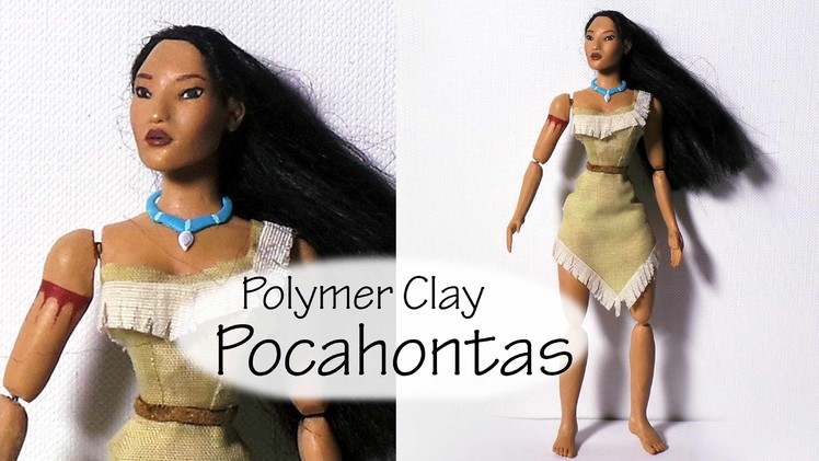 Pocahontas Inspired Doll (Poseable) - Polymer Clay Tutorial