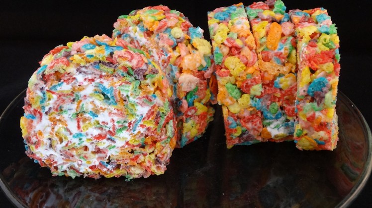 Rainbow Cereal (Fruity Pebble) Roll Ups- with yoyomax12
