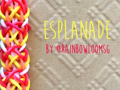 Rainbow Loom Band Esplanade Bracelet by @RainbowLoomSG