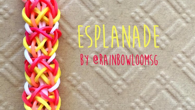 Rainbow Loom Band Esplanade Bracelet by @RainbowLoomSG