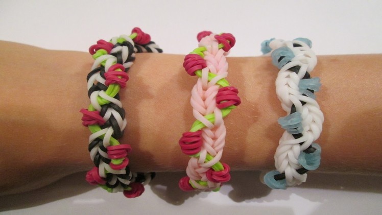 Rainbow Loom- Petite Fleur Bracelet (Original Design)