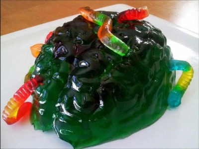 Rotten Gummy Brains with Worms!