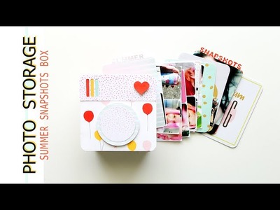 Scrapbook Process | Summer Snapshots Box | Dear Lizzy Fine & Dandy