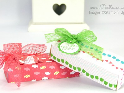 Stampin' Up! Cherry On Top Sweetie Treat Box Tutorial