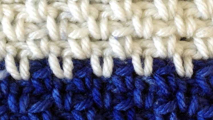 Stitch Repeat Seed Stitch Free Crochet Pattern - Left Handed