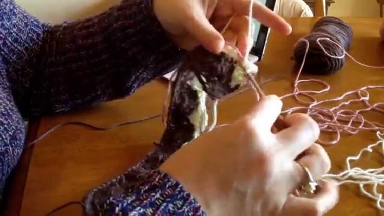 Video 3 row 6 of angels on my shoulder crochet pattern