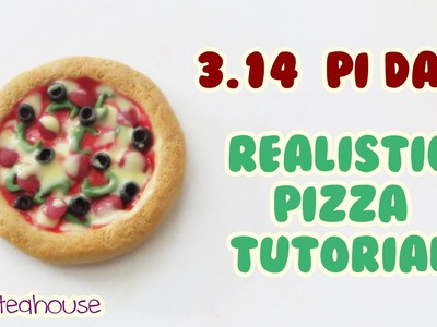 3.14.15 ~PI DAY~ Realistic Pizza Polymer Clay Tutorial